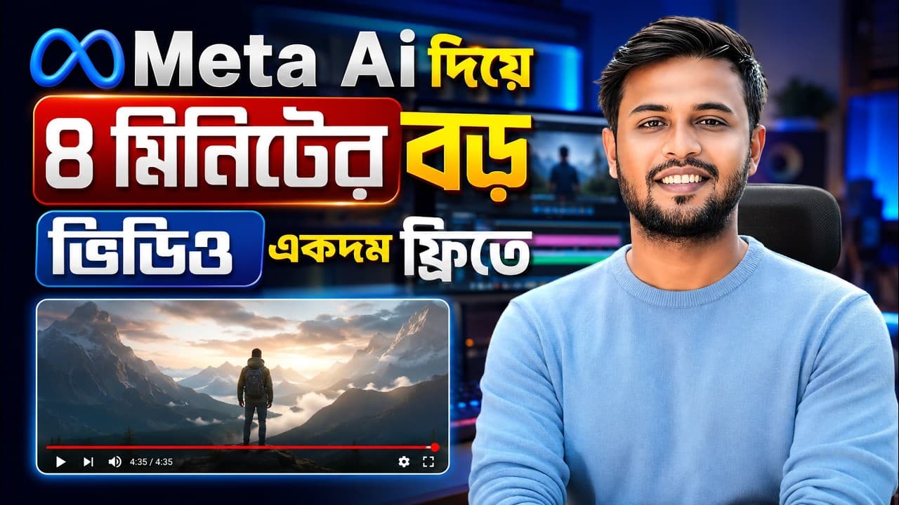 Meta AI দিয়ে যত খুশি ভিডিও বানান সম্পুর্ন ফ্রিতে | Get veo 3 for free with meta ai