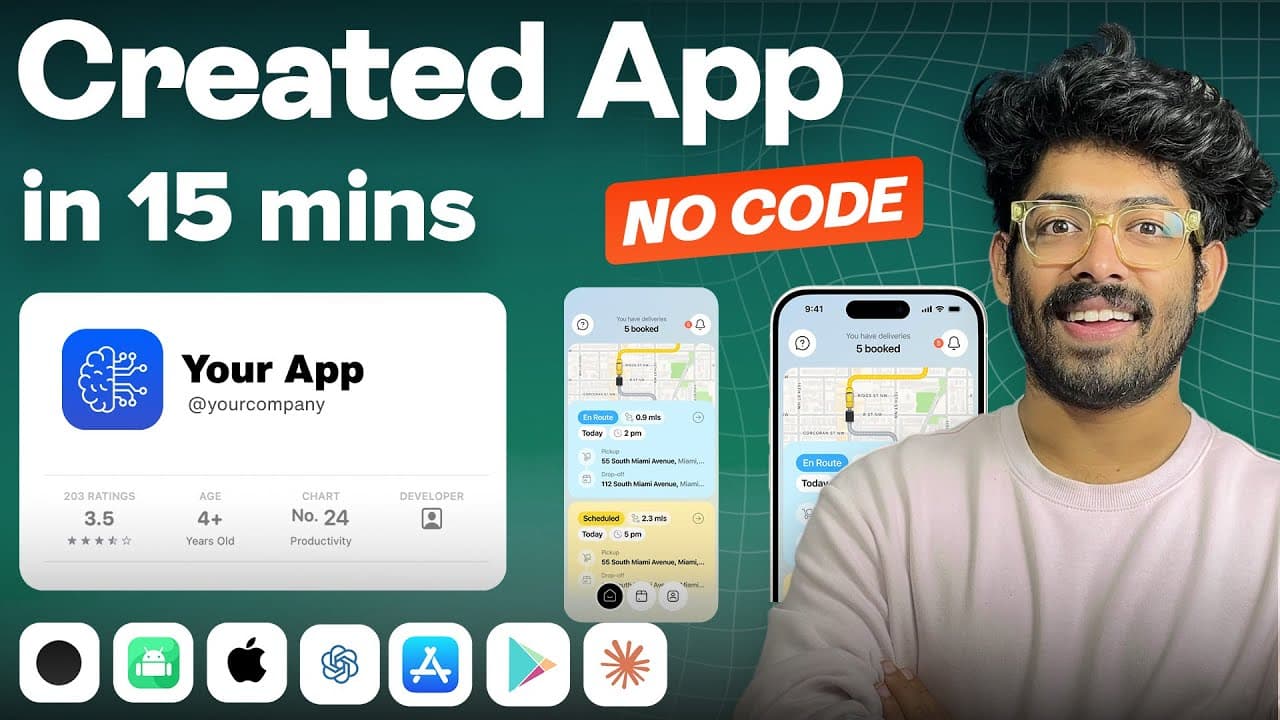 How to Build an ENTIRE iPhone/Android App From Scratch (AI + No code) | Rork AI